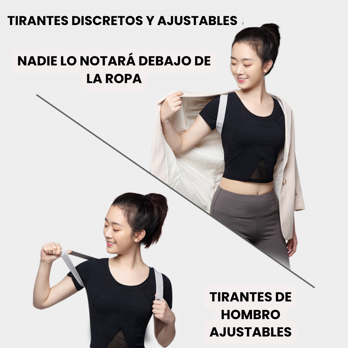 Corrector de Postura con Sensor. LIVE BACK™